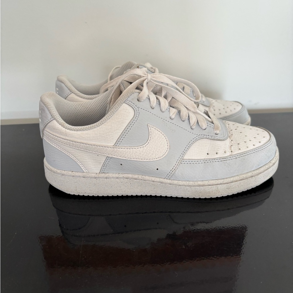 Nike Court Vision Next Nature Low - Football Grey White‎ - Size 7